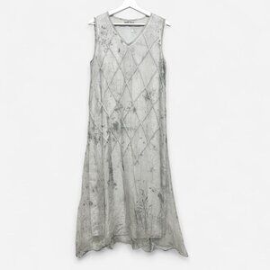 edgy style post-apocalyptic fashion designed stained dress tag size XL